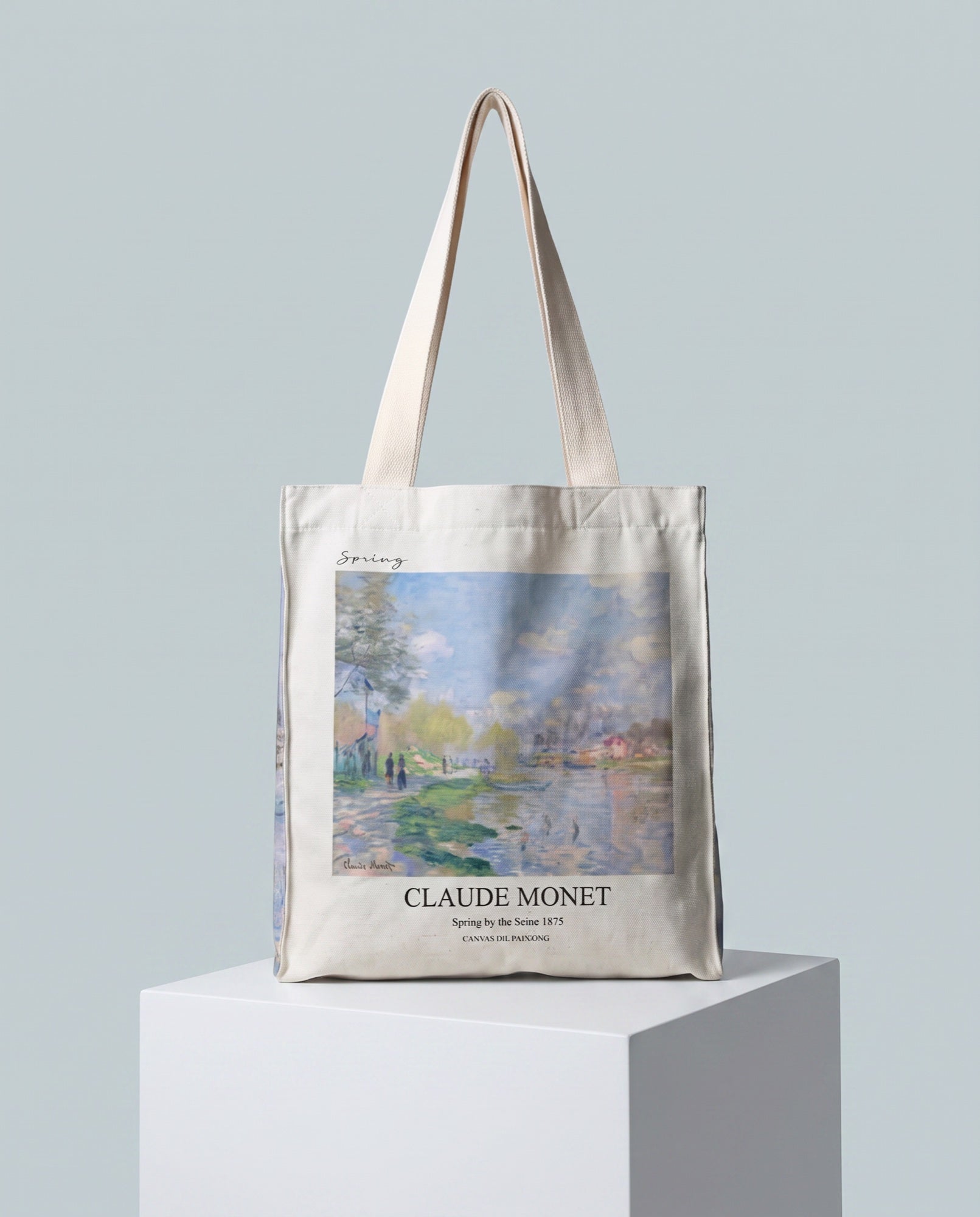spring-by-the-seine-claude-monet-tote-bag-1 Hero